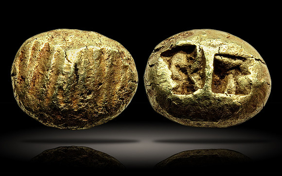 Striated Electrum